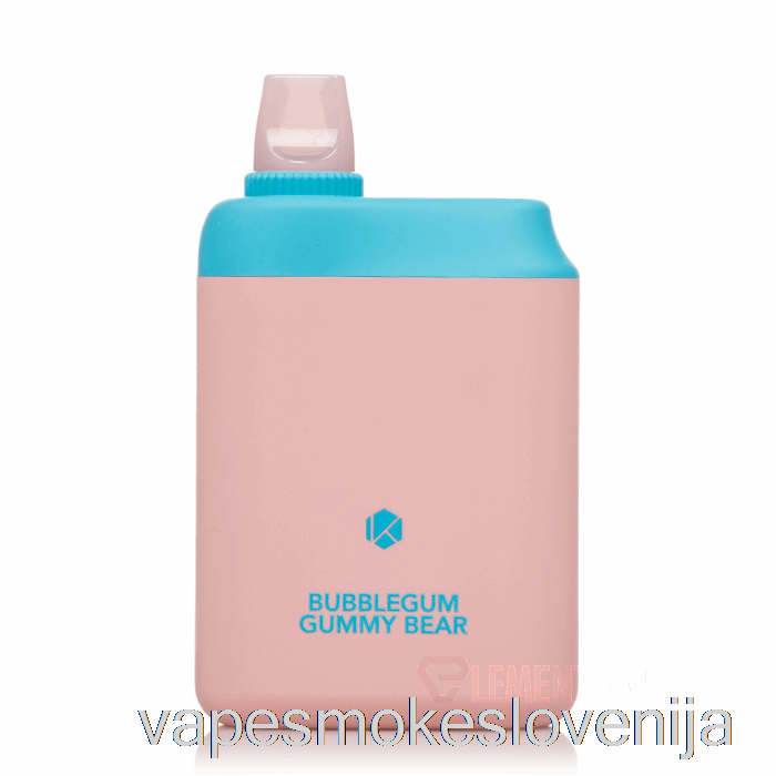 Vape Slovenija Kadobar X Pk Brands Pk5000 žvečilni Gumi Za Enkratno Uporabo Gumijasti Medvedek